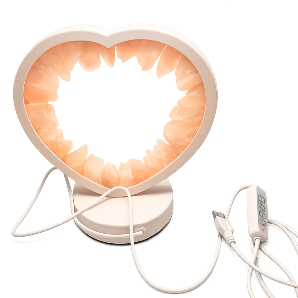 Heart-Shaped Salt Lamp