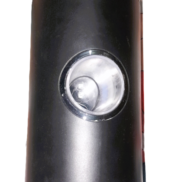 Electric UVC toothpaste dispenser with infrared induction and ultraviolet disinfection technology.
