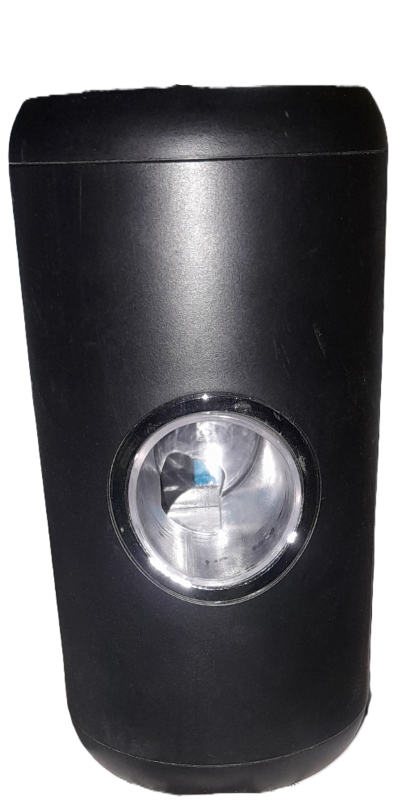 Electric UVC toothpaste dispenser with infrared induction and ultraviolet disinfection technology.