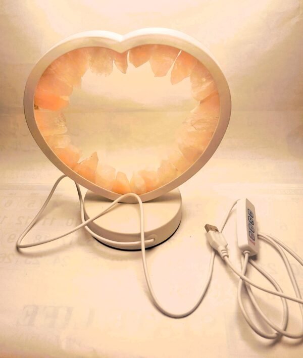 Heart-Shaped Salt Lamp