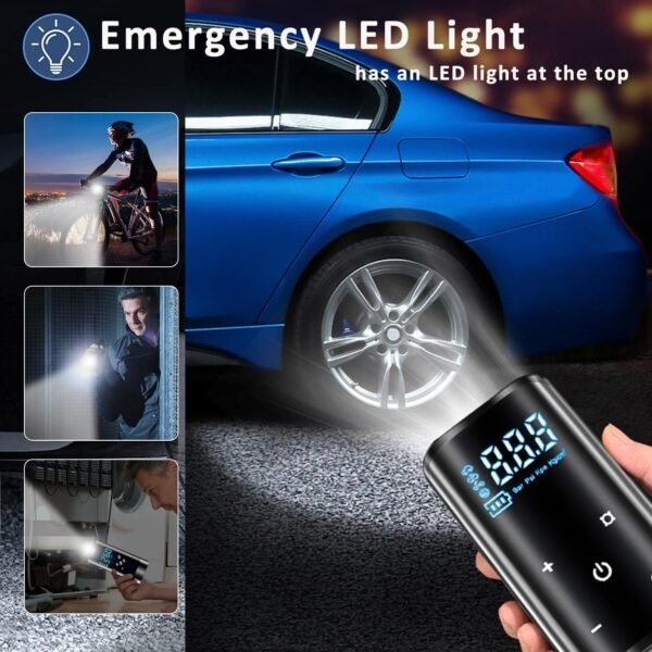 Portable Touch Screen Intelligent Electric Tire Inflator & Air Compressor