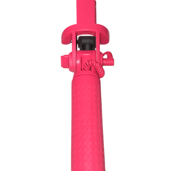 selfie-stick-04 Compact portable wired selfie stick packaging