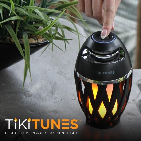 tikitunes-portable-bluetooth-5.0-speaker-with-ambient-led-torch-12 Limitless Innovations TikiTunes Portable Bluetooth 5.0 Speaker with Ambient LED Flame Light