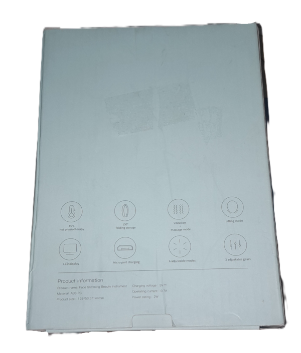 vshape-face-slimming-beauty-device-05 V-Shape Face Slimming Beauty Device product packaging showing the ergonomic facial lifting tool design.