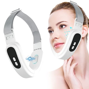 V-Shape Face Slimming Beauty Device product packaging showing the ergonomic facial lifting tool design