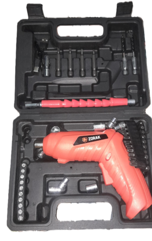 zorak-47-piece-electric-screwdriver-kit-01 Zorak 47-Piece Cordless Rechargeable Electric Screwdriver Kit